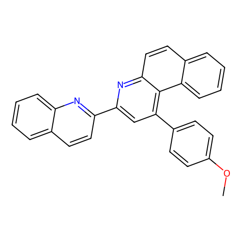 1-(4-Methoxyphenyl)-3-(quinolin-2-yl)benzo[f]quinoline structure