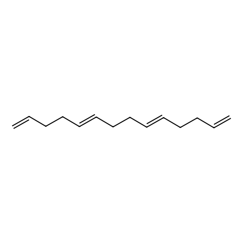 Tetradeca-1,5,9,13-tetraene structure