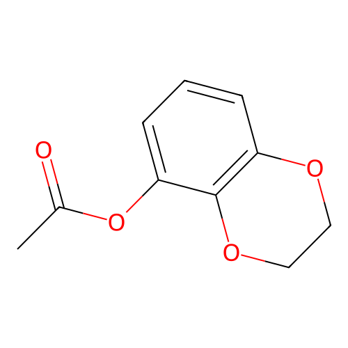 2,3-Dihydro-1,4-benzodioxin-5-yl acetate structure