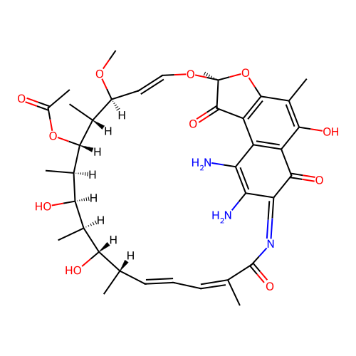 3-Amino-4-deoxo-4-iminorifamycin S structure