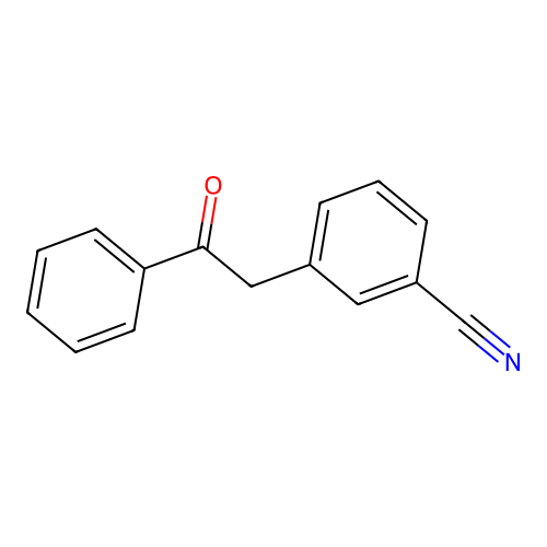 2-(3-Cyanophenyl)acetophenone structure