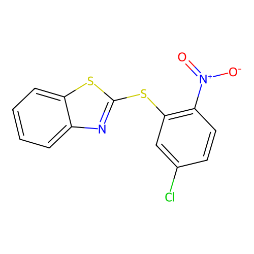 2-[(5-Chloro-2-nitrophenyl)sulfanyl]-1,3-benzothiazole structure