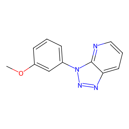 3H-1,2,3-Triazolo[4,5-b]pyridine, 3-(3-methoxyphenyl)- structure