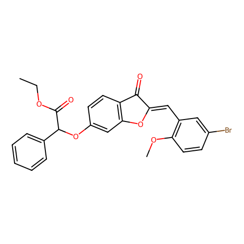 C26H21BrO6 structure