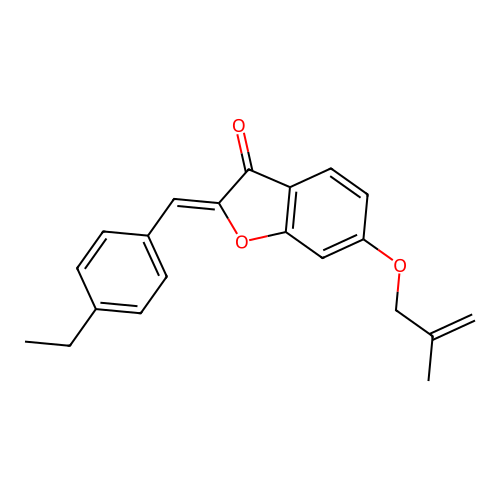 2-[(4-Ethylphenyl)methylene]-6-(2-methylprop-2-enyloxy)benzo[b]furan-3-one structure