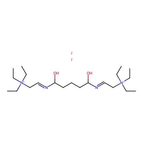 Ammonium, glutarylbis(iminoethylene)bis(triethyl-, diiodide structure