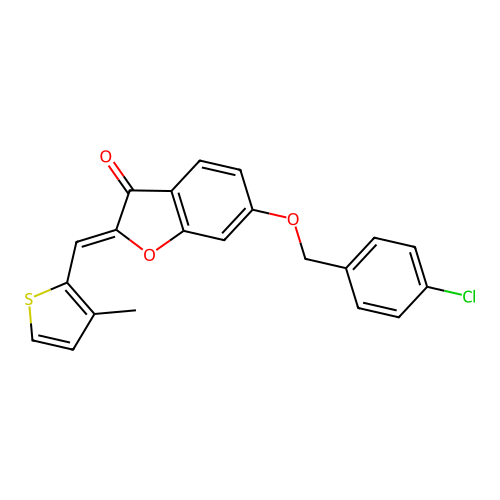 C21H15ClO3S structure