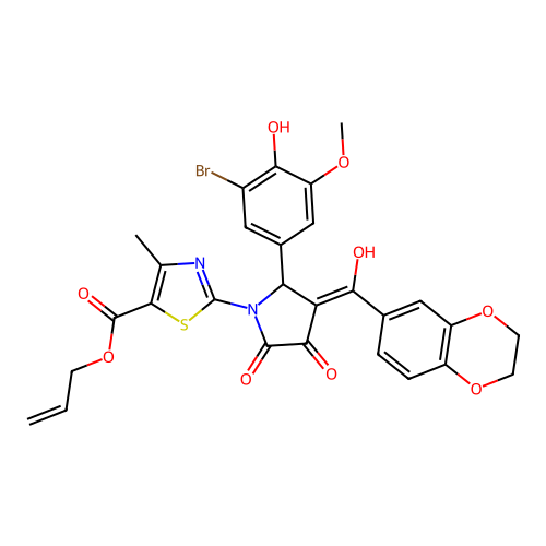 C28H23BrN2O9S structure