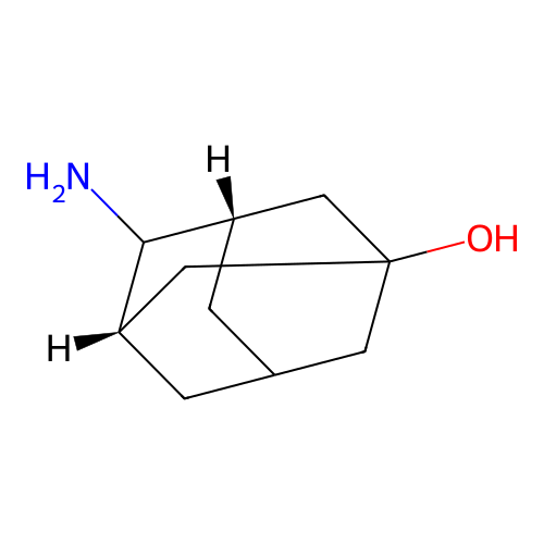 rel-(1R,3S,4S,5S,7S)-4-Aminoadamantan-1-ol structure