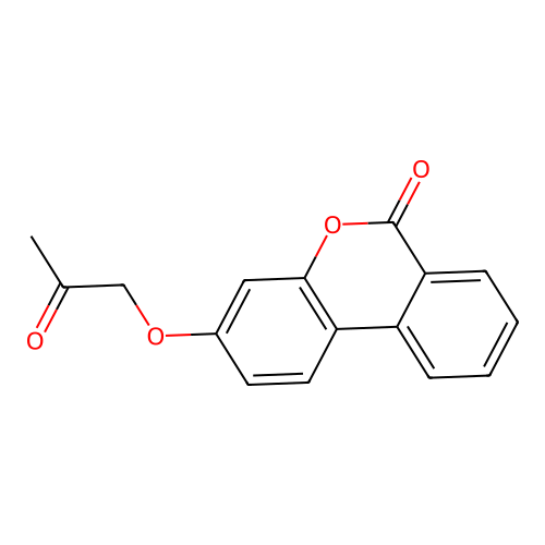 3-(2-Oxopropoxy)-6h-benzo[c]chromen-6-one structure