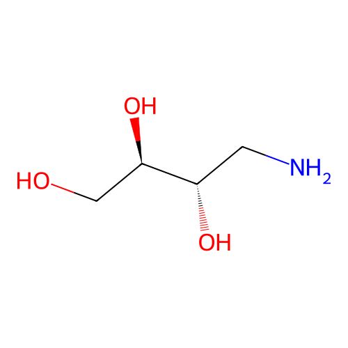 (2R,3S)-4-aminobutane-1,2,3-triol structure