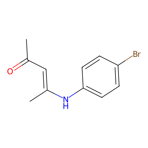 4-(4-Bromoanilino)pent-3-en-2-one structure