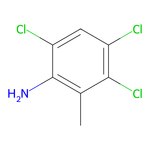 Benzenamine, 3,4,6-trichloro-2-methyl- structure