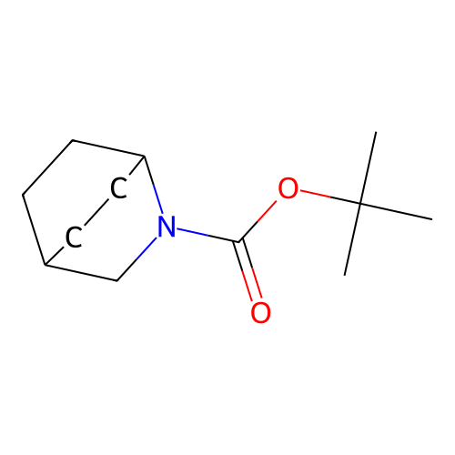 1,1-Dimethylethyl 2-azabicyclo[2.2.2]octane-2-carboxylate structure