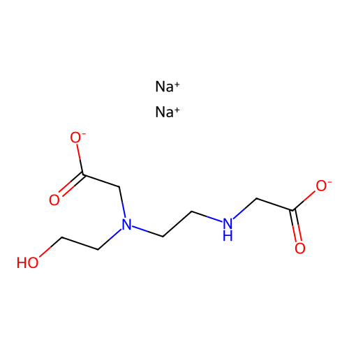 glycine, n-(2-((carboxymethyl)amino)ethyl)-n-(2-hydroxyethyl)-, disodium salt structure