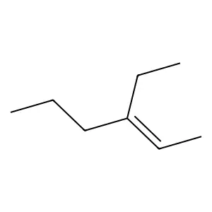 3-Propyl-3-pentene structure