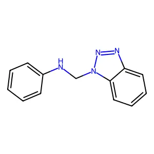 1-[(Phenylamino)methyl]benzotriazole structure
