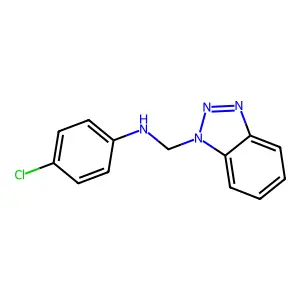 N-(4-Chlorophenyl)-1H-benzotriazole-1-methanamine structure