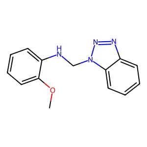 N-(2-Methoxyphenyl)-1H-benzotriazole-1-methanamine structure