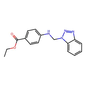 Ethyl 4-[(1H-1,2,3-benzotriazol-1-ylmethyl)amino]benzoate structure