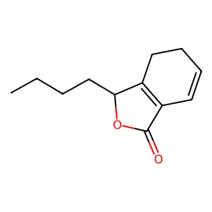 3-N-butyl-4,5-dihydrophthalide, (S)- structure