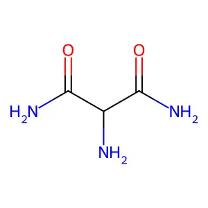 2-氨基丙二酰胺 structure