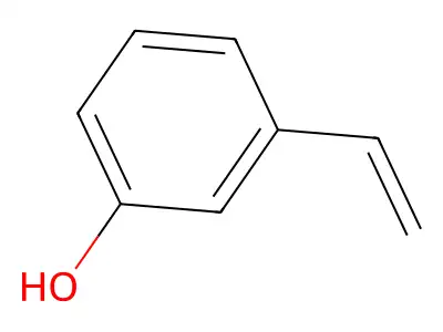 Phenol, 3-ethenyl- structure