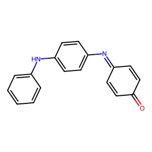 2,5-Cyclohexadien-1-one, 4-[[4-(phenylamino)phenyl]imino]- structure
