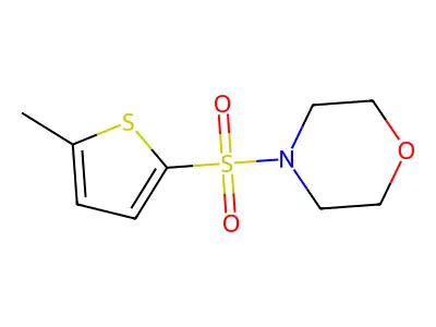 5-Methyl-2-(morpholin-4-ylsulfonyl)thiophene structure
