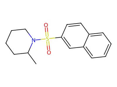 2-Methyl-1-naphthalen-2-ylsulfonylpiperidine structure