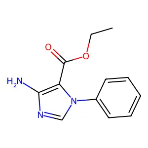 ethyl 4-amino-1-phenyl-1H-imidazole-5-carboxylate structure