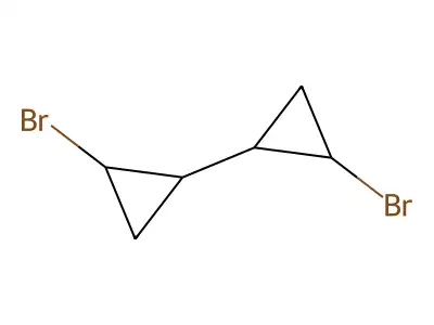1,1'-Bicyclopropyl, 2,2'-dibromo- structure