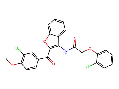 C24H17Cl2NO5 structure