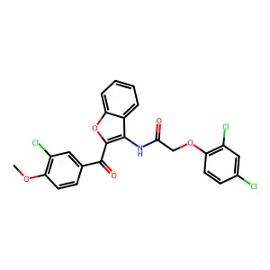 C24H16Cl3NO5 structure