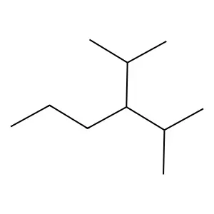 3-Isopropyl-2-methylhexane structure