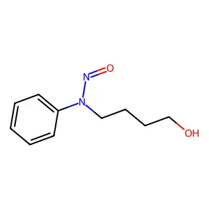 4-(Nitrosophenylamino)-1-butanol structure