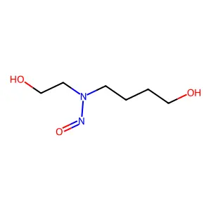 4-((2-Hydroxyethyl)nitrosoamino)-1-butanol structure