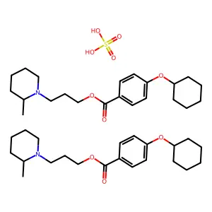 Cyclomethycaine Sulfate structure