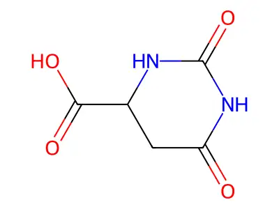 Hydroorotic acid, L- structure