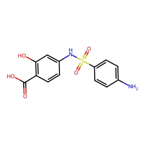 4-磺胺水杨酸 structure