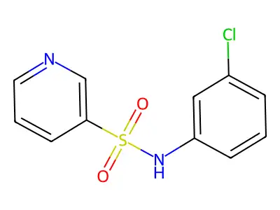 N-(3-chlorophenyl)pyridine-3-sulfonamide structure