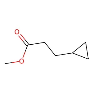 Methyl 3-cyclopropylpropanoate structure