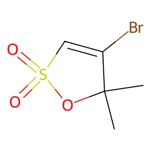4-Bromo-5,5-dimethyl-1,2lambda~6~-oxathiole-2,2(5H)-dione structure