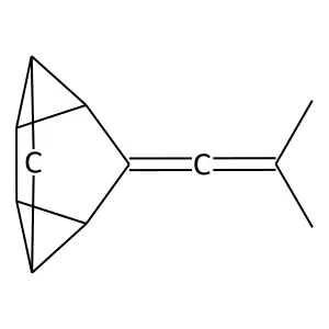 Dicyclopropa[cd,gh]pentalene, octahydro-1-(2-methyl-1-propenylidene)- structure
