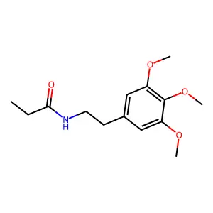 N-[2-(3,4,5-Trimethoxyphenyl)ethyl]propanamide structure