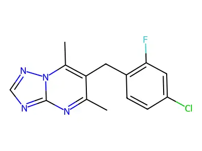 N-{4-fluoro-3-nitrophenyl}-4-isopropoxybenzamide structure