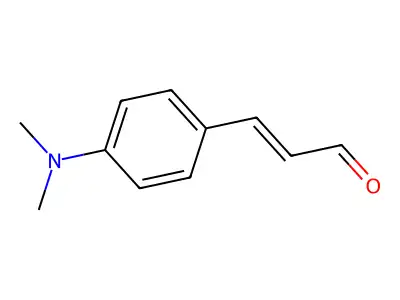 4-(二甲氨基)肉桂醛 structure