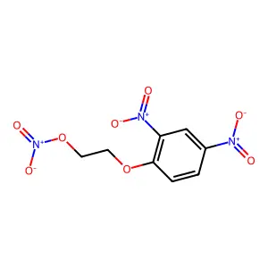 2-(2,4-二硝基苯氧基)乙醇硝酸酯 structure