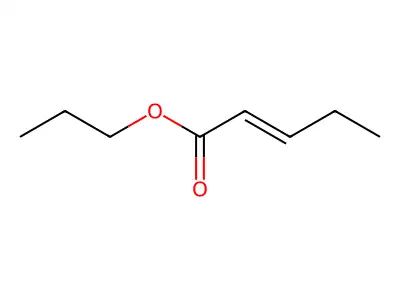 2-Pentenoic acid propyl ester structure