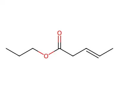 3-Pentenoic acid propyl ester structure